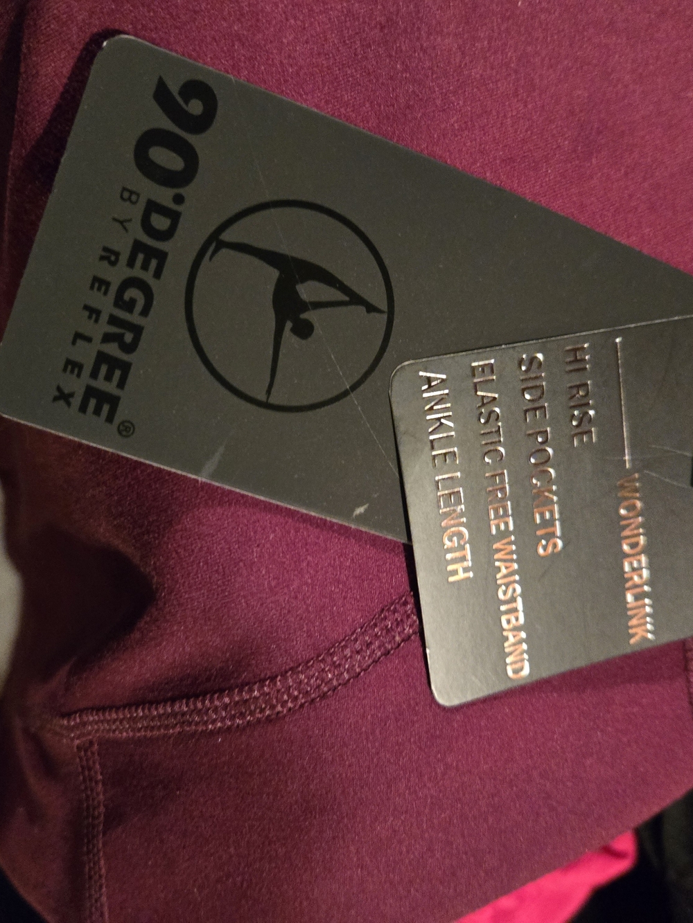 90 Degree by Reflex High-Rise Leggings in Plum